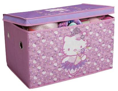 Caja de Juguetes Plegable Tela Hello Kitty 